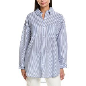 Anna Kay Womens Soline Chemise, Blue